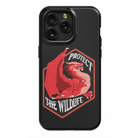 Protect The Wildlife Red Dragon Phone Case